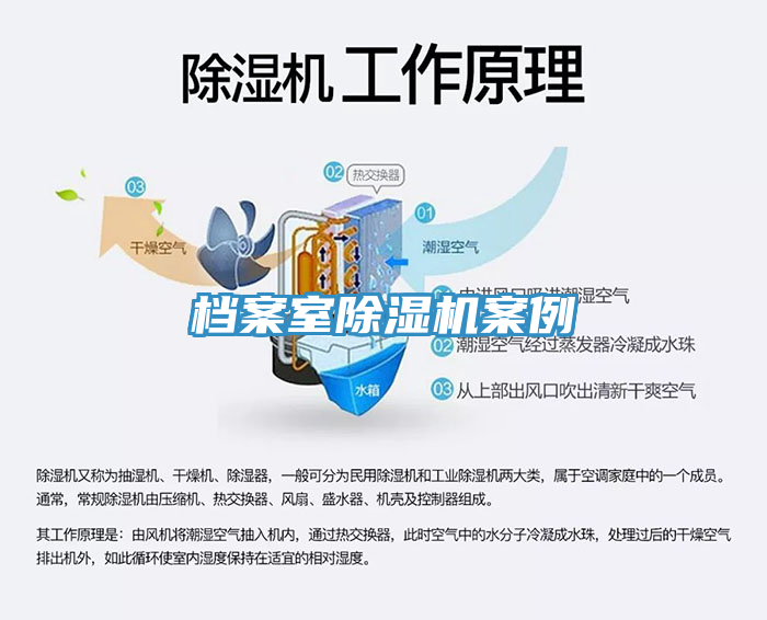 檔案室除濕機案例