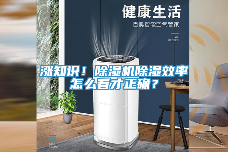 漲知識！除濕機除濕效率怎么看才正確？