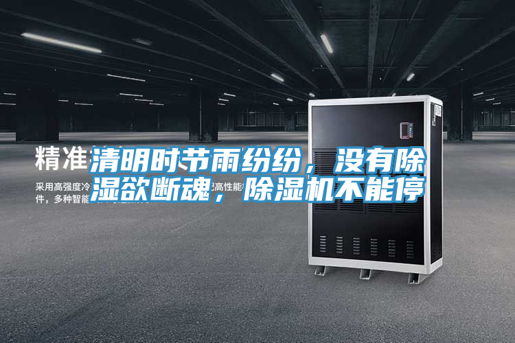 清明時(shí)節(jié)雨紛紛，沒(méi)有除濕欲斷魂，除濕機(jī)不能停