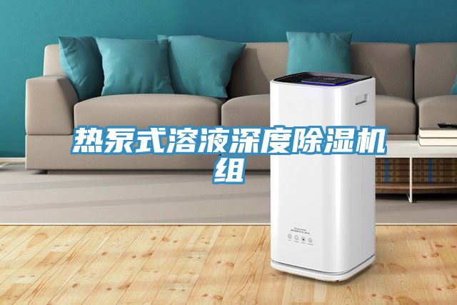 熱泵式溶液深度除濕機組