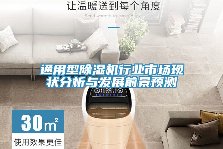 通用型除濕機行業市場現狀分析與發展前景預測