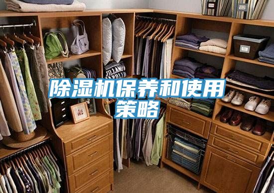 除濕機保養和使用策略