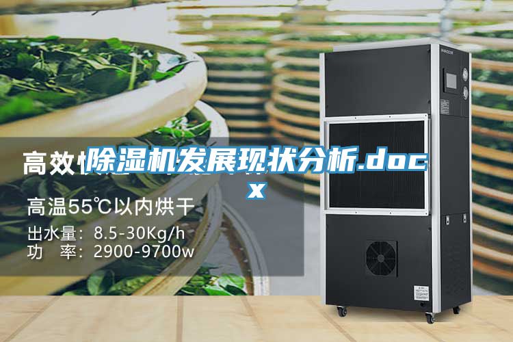 除濕機發展現狀分析.docx