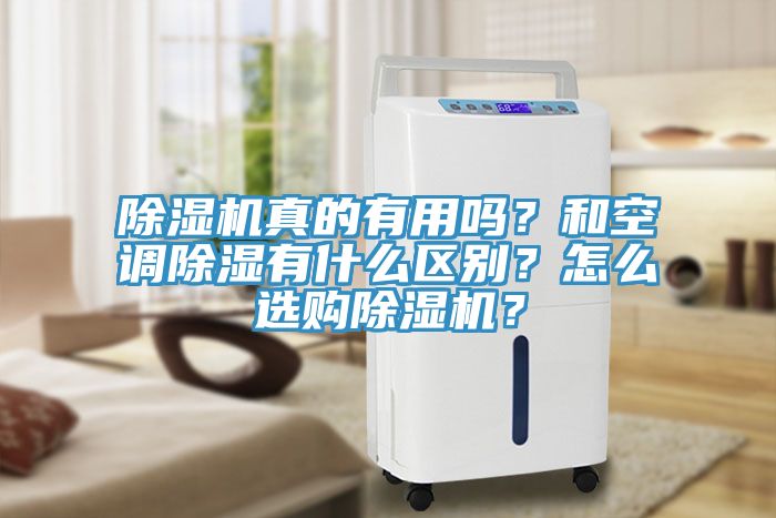 除濕機真的有用嗎？和空調除濕有什么區別？怎么選購除濕機？