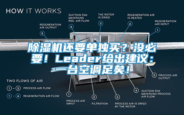 除濕機還要單獨買？沒必要！Leader給出建議：一臺空調足矣！